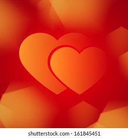 Valentine's day or Wedding background. EPS10 vector.