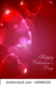 Valentine's day or Wedding background. Vector illustration. Eps 10.