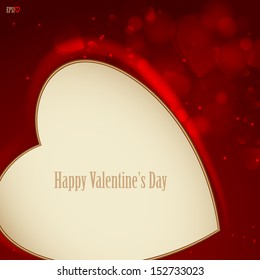 Valentine's day or Wedding background. Vector illustration. Eps 10.