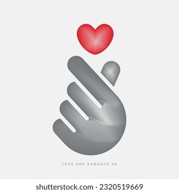 Valentine's Day or wedding sign. Love concept, Happy Valentine's Day celebration,3d vector icon, heart 3d, love, wedding love, romance and relationship icon, web icon, UI icon, red, pride day, couple.