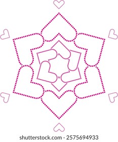 Valentine`s Day.Heart Seamless Pattern.Vector Repeat love Seamless Pattern. Heart Pattern Background.love Pattern Background.Not AI