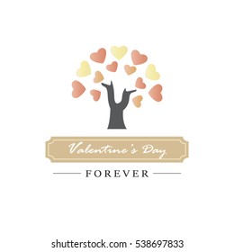 Valentines day.Vector Illustration 
