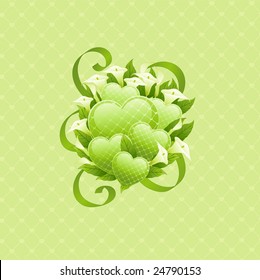 Valentines design. Beautiful vector illustration.