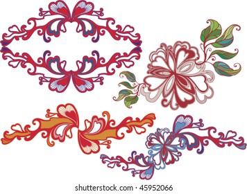 valentines design elements