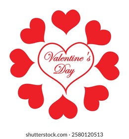 Valentine's design, Love, Heart design, Vector design