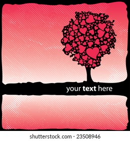 VAlentine's Design - Tree With Hearts