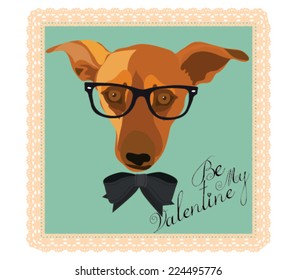valentine's dog