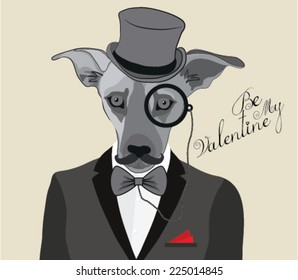 valentine's dog
