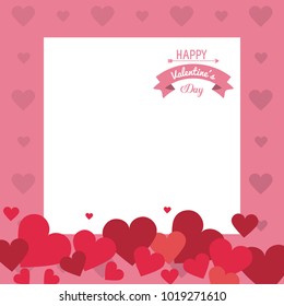 Valentines frame design