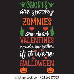 Valentines ghosts t-shirt design vector