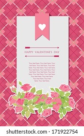Valentine's greeting card
