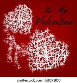 Valentine's greeting card.