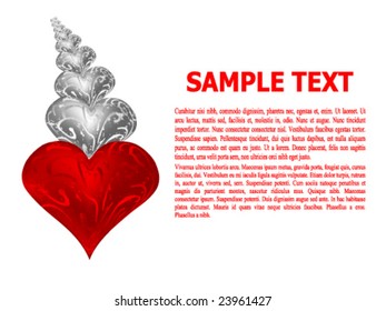 Valentins Grußkartenhintergrund