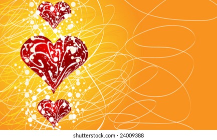 Valentins Grußkartenhintergrund