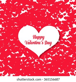 Valentine's greeting card. Happy Valentine's Day