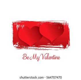 Valentine's greeting card. Happy Valentine's Day