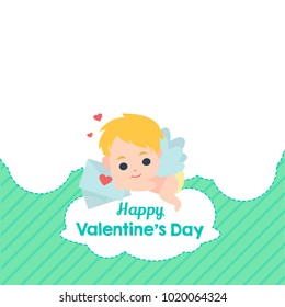 Valentines greeting card vector