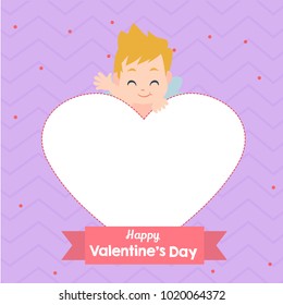 Valentines greeting card vector