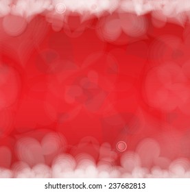 valentines happy day winter background. card vector illustration for fine emotion