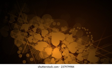 valentines happy day winter background. card vector illustration for fine emotion
