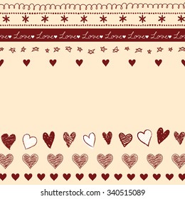 Valentine's heart background