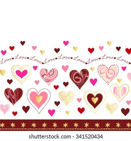 Valentine's heart background