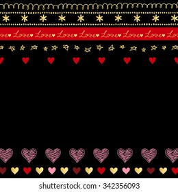 Valentine's heart background