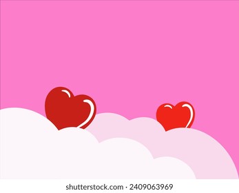Valentines Heart Background for Decoration