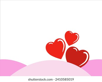 Valentines Heart Background for Decoration