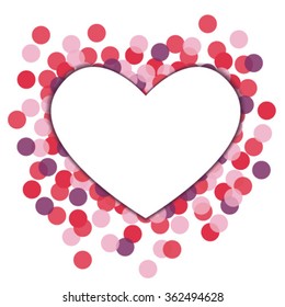 Valentines heart. bokeh