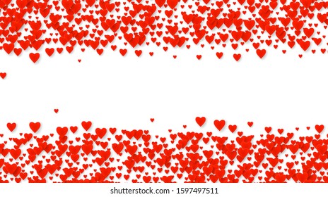 Valentines heart cart. Love symbol isolated on white. Vector illustration