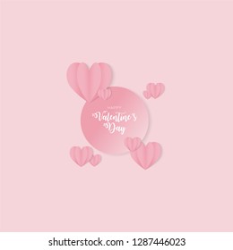 Valentines heart. Decorative heart background, Vector illustration.Wallpaper.flyers, invitation, posters, brochure, banners. - Vector