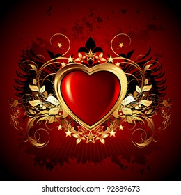 valentines heart frame