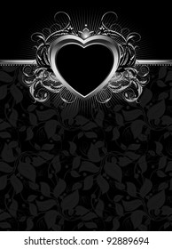 valentines heart frame