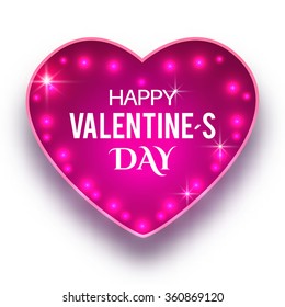 Valentine's Heart. Greeting Card. Vector illustration
