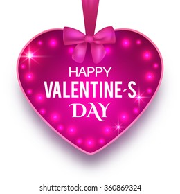 Valentine's Heart. Greeting Card. Vector illustration