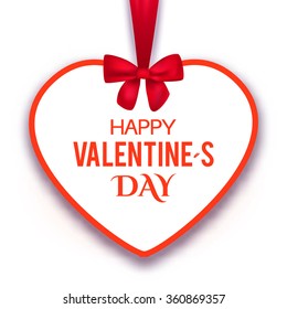 Valentine's Heart. Greeting Card. Vector illustration