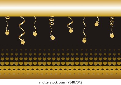 valentines heart halftone background in vector
