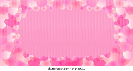 Valentine's Heart Japanese paper background