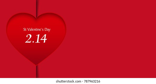 Valentine's Heart Japanese paper background