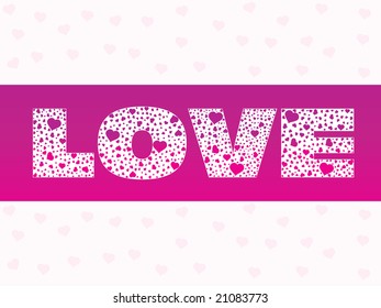 valentines heart with love notes illustration