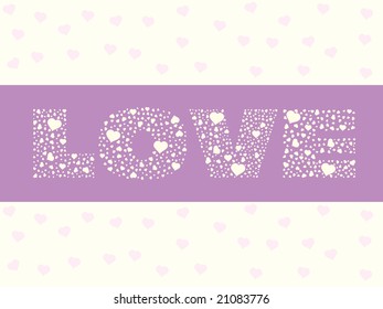 valentines heart with love notes wallpaper