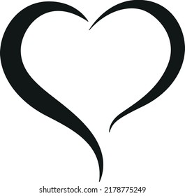 valentines heart love vector icon