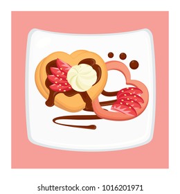 Valentine's Heart Pancake
