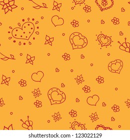 Valentines heart pattern