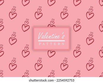 valentines heart pink seamless pattern design wallpaper, valentines special for love one seamless pattern background	
