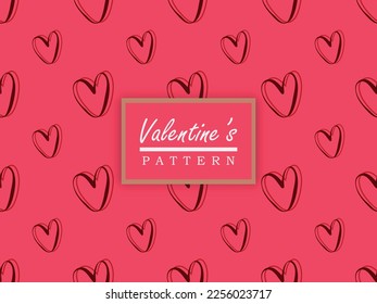 valentines cardiopatina rosa diseño de patrones sin fisuras fondo, valentines especial para el amor un fondo de patrón sin fisuras	
