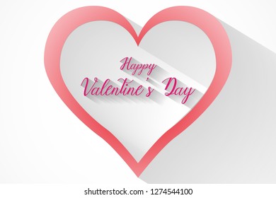 Valentines heart and small hearts, vector, illustration, eps file