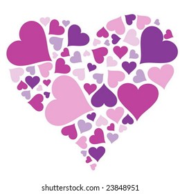 Valentines heart. Vector illustration