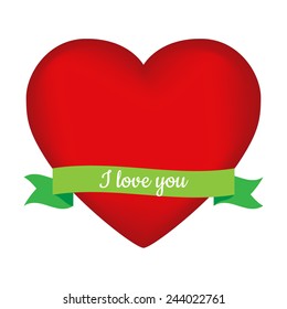 Valentine's heart. Vector illustration